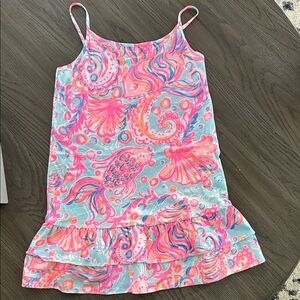 Lilly Pulitzer Pink and Blue Kids Casual Dress